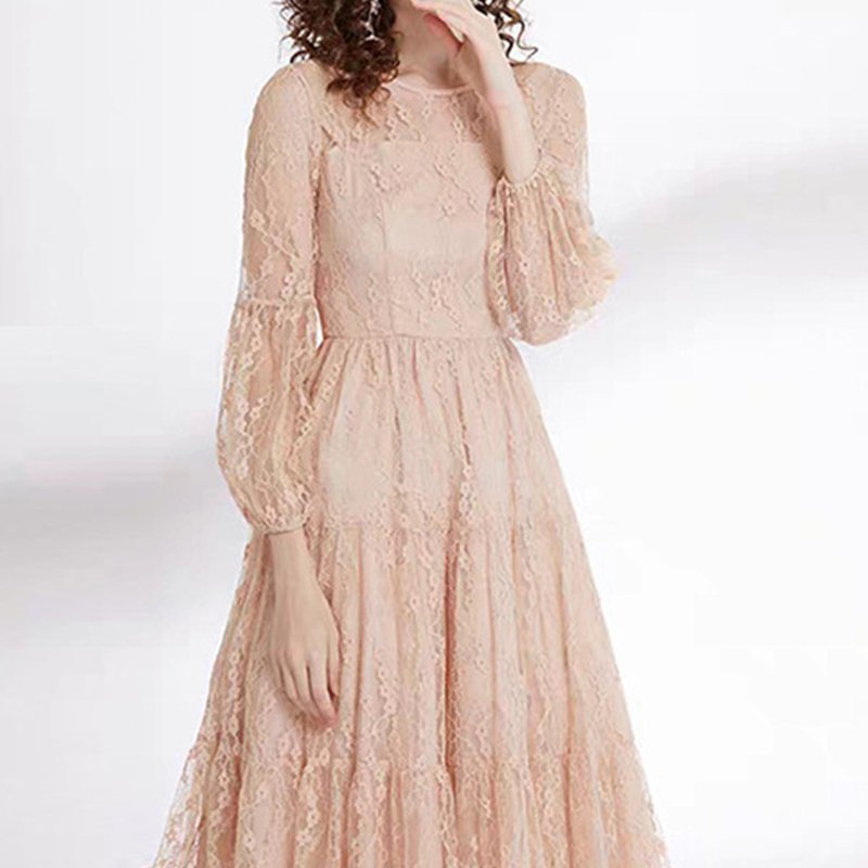 Lace Fabric Dress Evening Nylon for Women's Wear Wholesale Supplier 3
